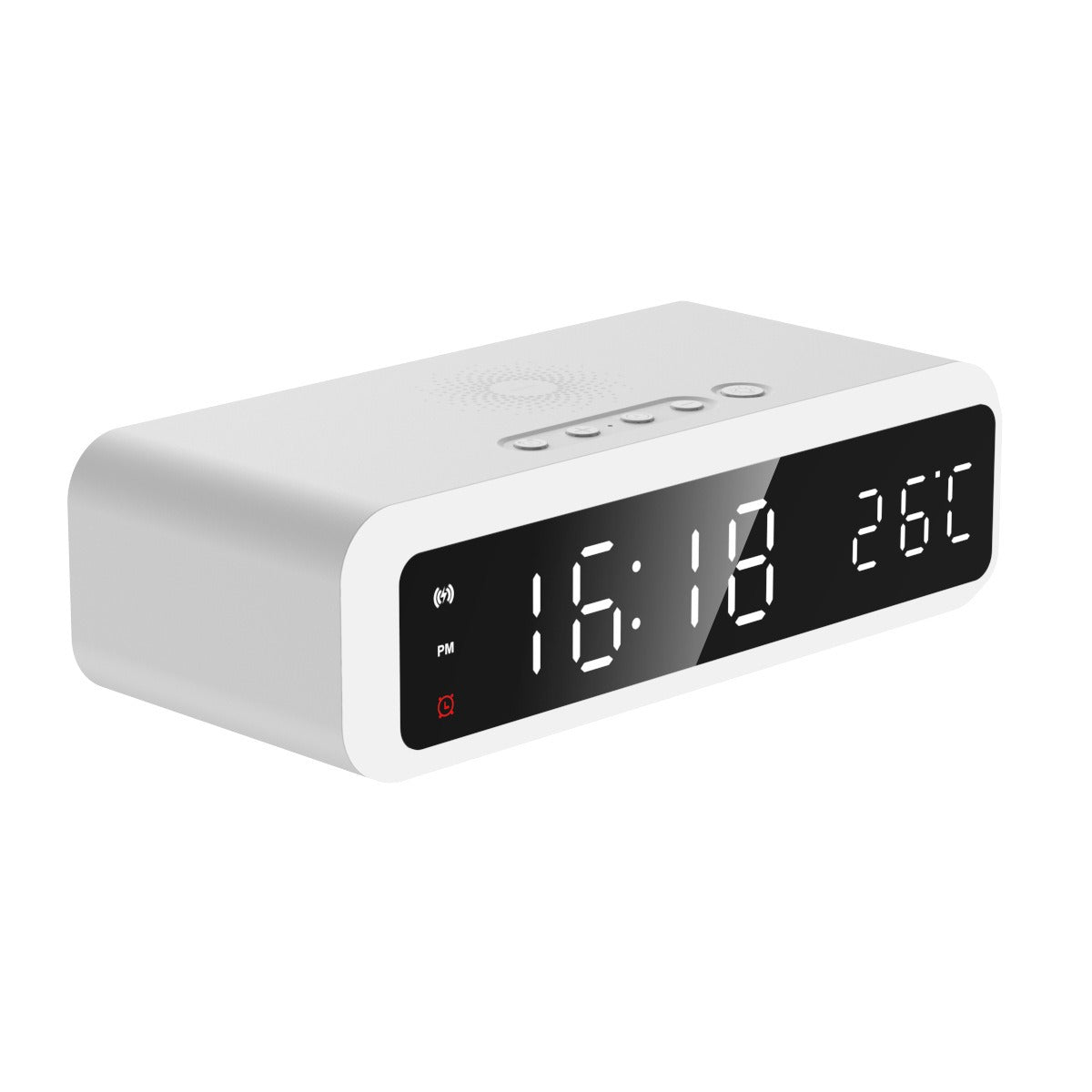 New clock thermometer wireless charging 15W mobile phone wireless charging multifunctional digital alarm clock wireless charging