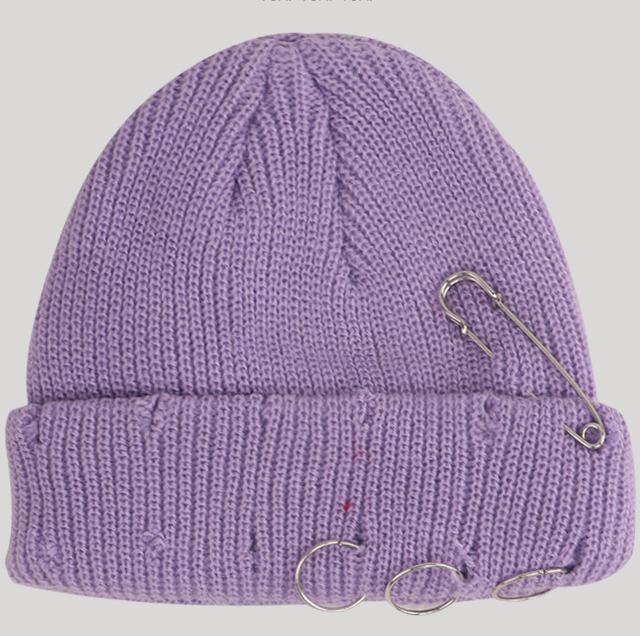 Women's Japanese Knitted Hat with Woolen Hat