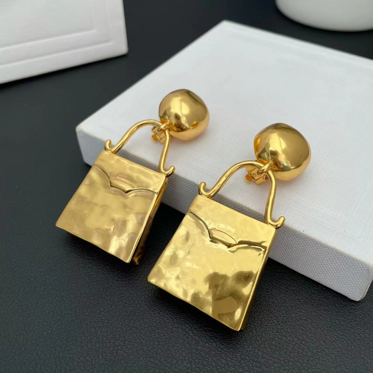 French style luxury, high-end, trendy temperament, internet famous earrings and earrings