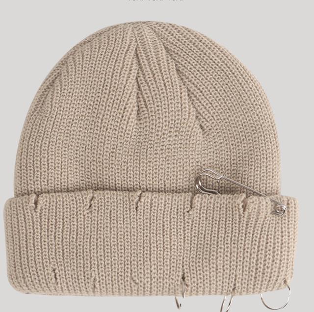 Women's Japanese Knitted Hat with Woolen Hat