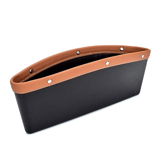 Seat Gap PU Case Storage Bag Car Organizer Artificial Leather Car Seats Gap Bag Car Accessories High Quality Storage Bag