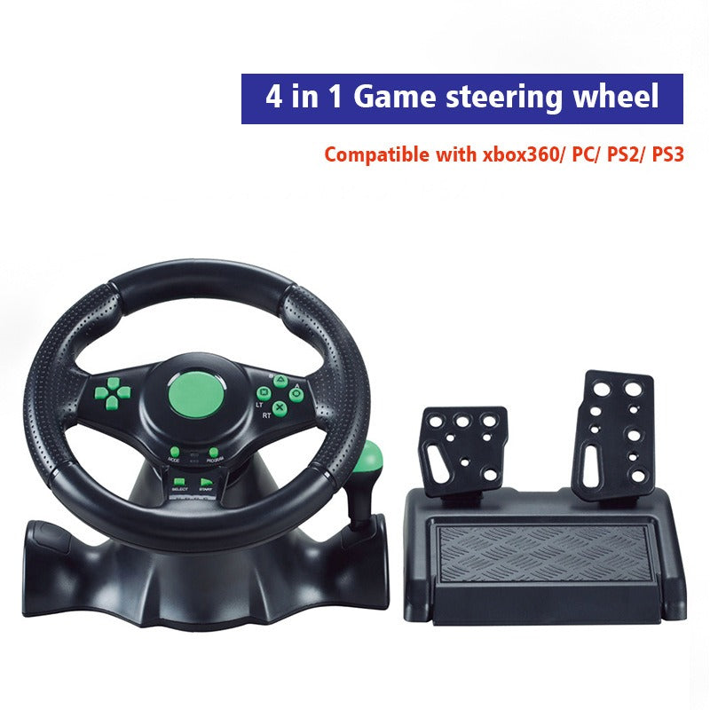 Suitable for Switch/Xbox One/360/PS4/PS2/PS3/PC racing games 7-in-1 steering wheel