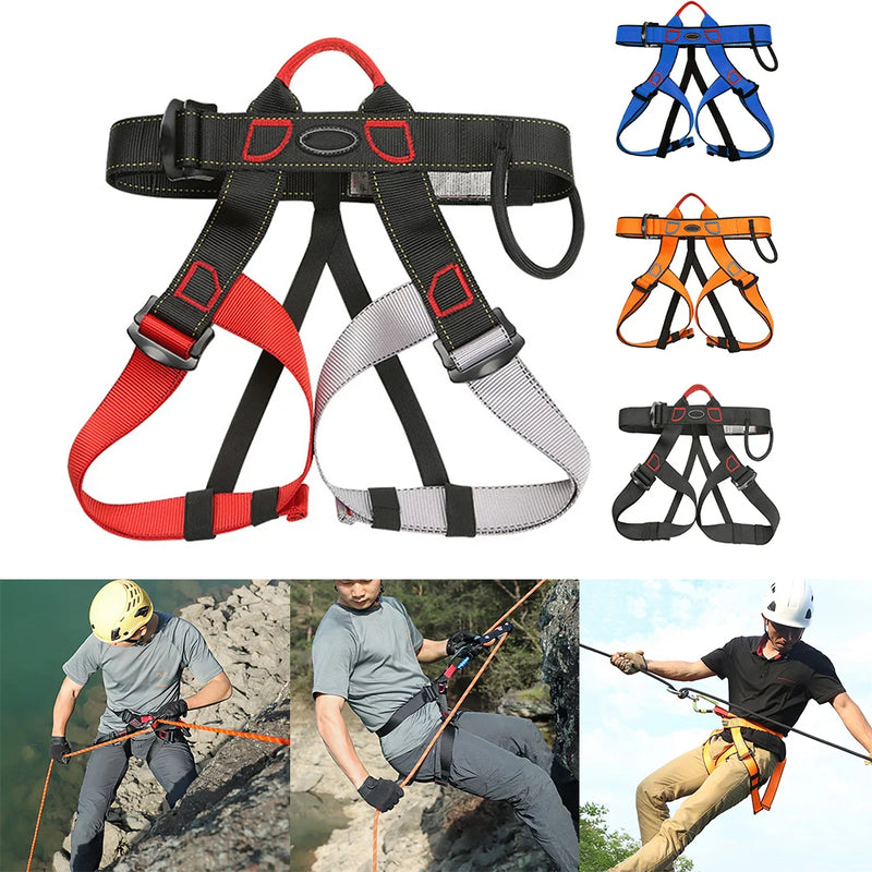 Outdoor Safety Belt Climb Rock Safety Harness Tree Climbing Half Body Harness For Women Men Children Ideal Gift For Rock Climber