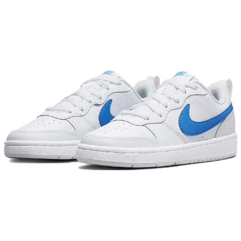 Nike Court Borough Low 2 'White Blue Green' GS Sneakers shoes BQ5448-123