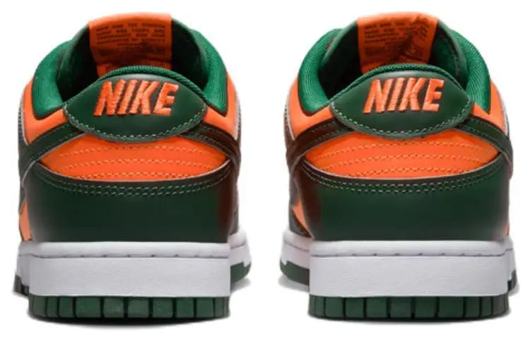 Nike Dunk Low 'miami Hurricanes' Sneakers Shoes Dd1391-300