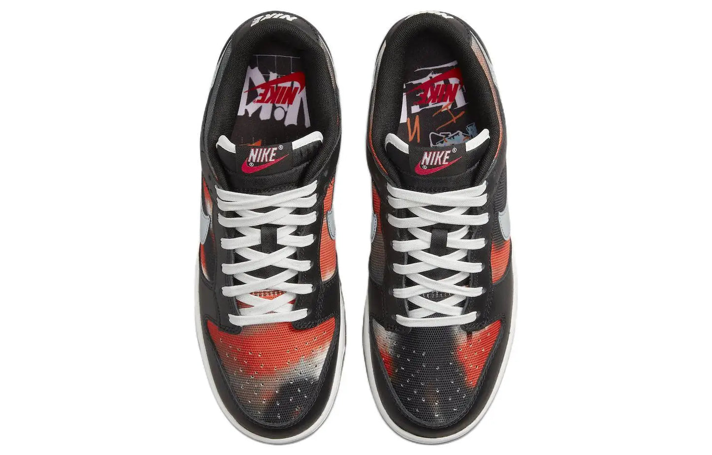 Nike Dunk Low 'graffiti Pack - Black Red' Sneakers Shoes Dm0108-001