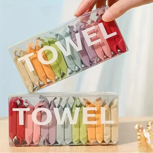 14pcs/box Disposable Washcloth Portable Travel Towel Thickened