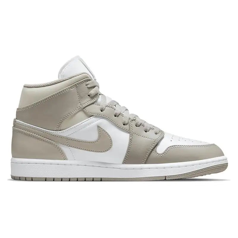 Nike Jordan 1 Mid Linen Sneakers shoes 554724-082