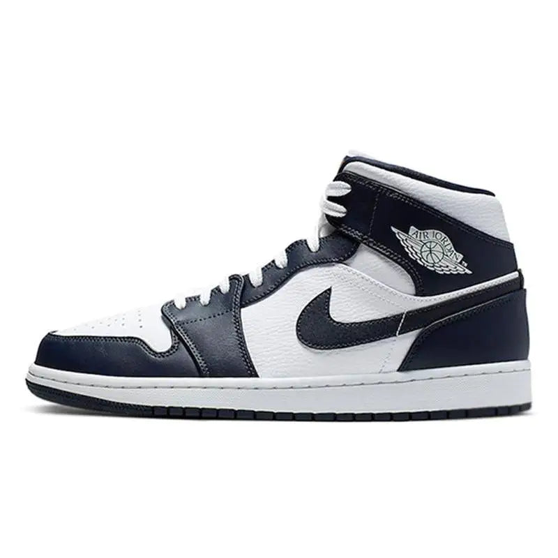 Nike Jordan Air 1 Mid "obsidian" Sneakers Shoes 554724-174