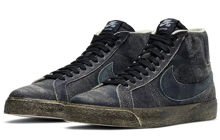 Nike Blazer Mid Faded Black Sneakers Shoes Da1839-001