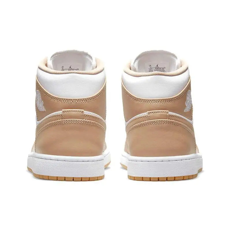 Nike Jordan 1 Mid Tan Gum Sneakers shoes 554724-271