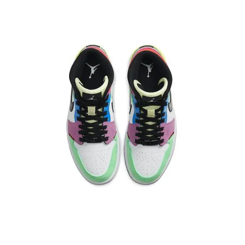 Nike Jordan 1 Mid SE Multi-Color Women's Sneakers shoes CW1140-100