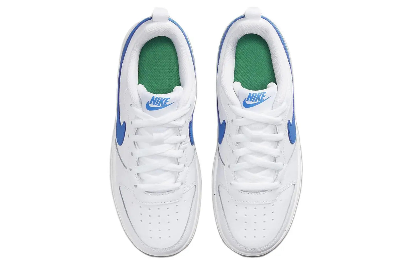 Nike Court Borough Low 2 'White Blue Green' GS Sneakers shoes BQ5448-123