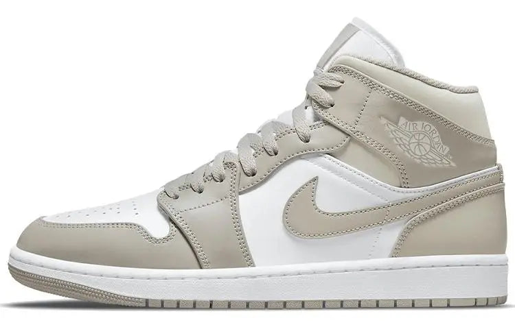 Nike Jordan 1 Mid Linen Sneakers shoes 554724-082