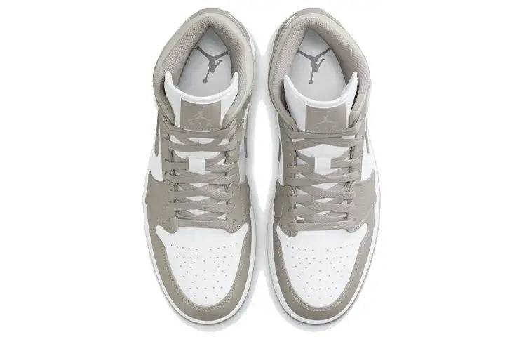 Nike Jordan 1 Mid Linen Sneakers shoes 554724-082