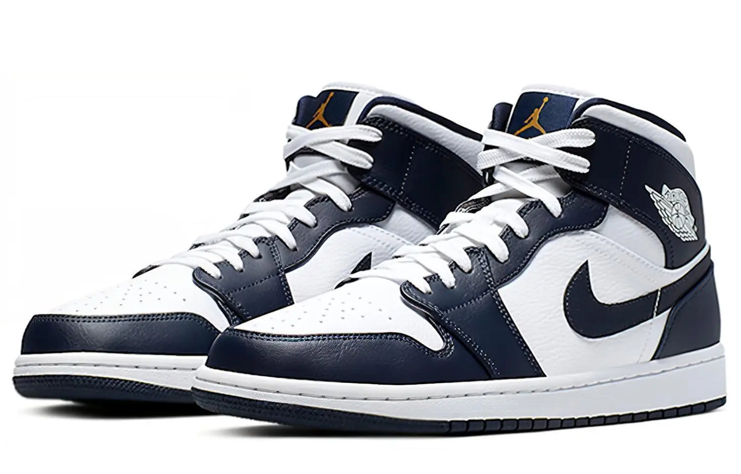 Nike Jordan Air 1 Mid "obsidian" Sneakers Shoes 554724-174