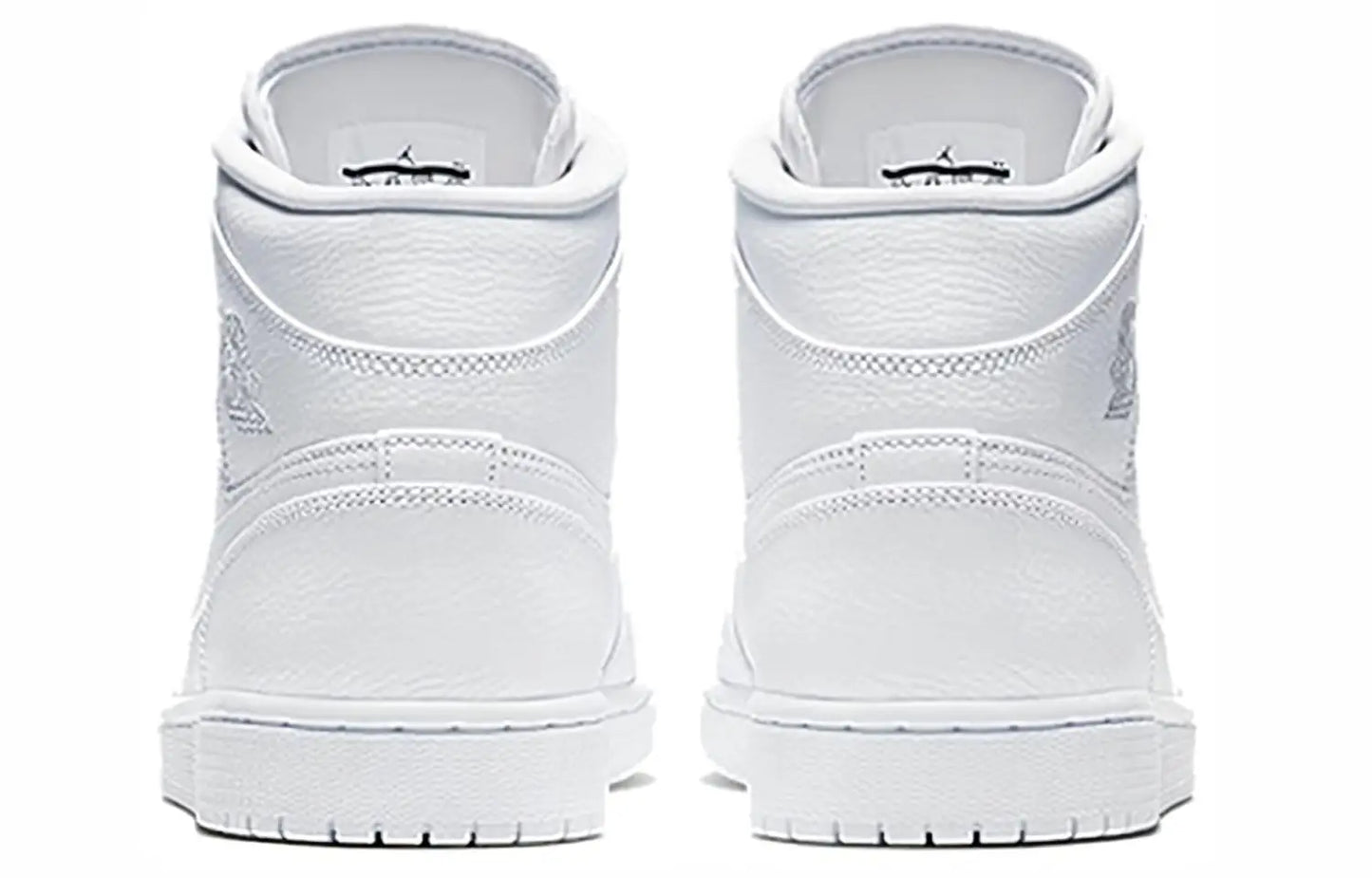 Nike Jordan Air 1 Mid "triple White" Sneakers Shoes 554724-129