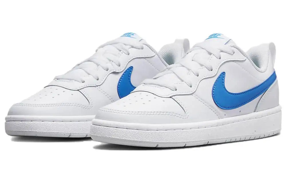 Nike Court Borough Low 2 'White Blue Green' GS Sneakers shoes BQ5448-123