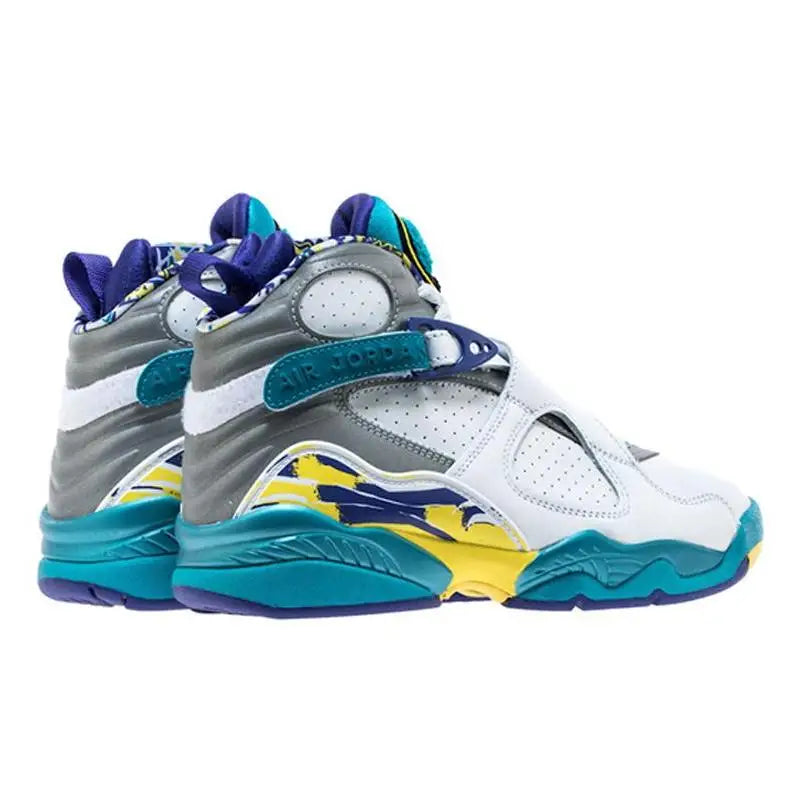 Nike Jordan 8 Retro White Aqua 2019 Women's Sneakers Shoes Ci1236-100