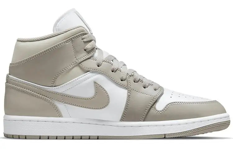 Nike Jordan 1 Mid Linen Sneakers shoes 554724-082