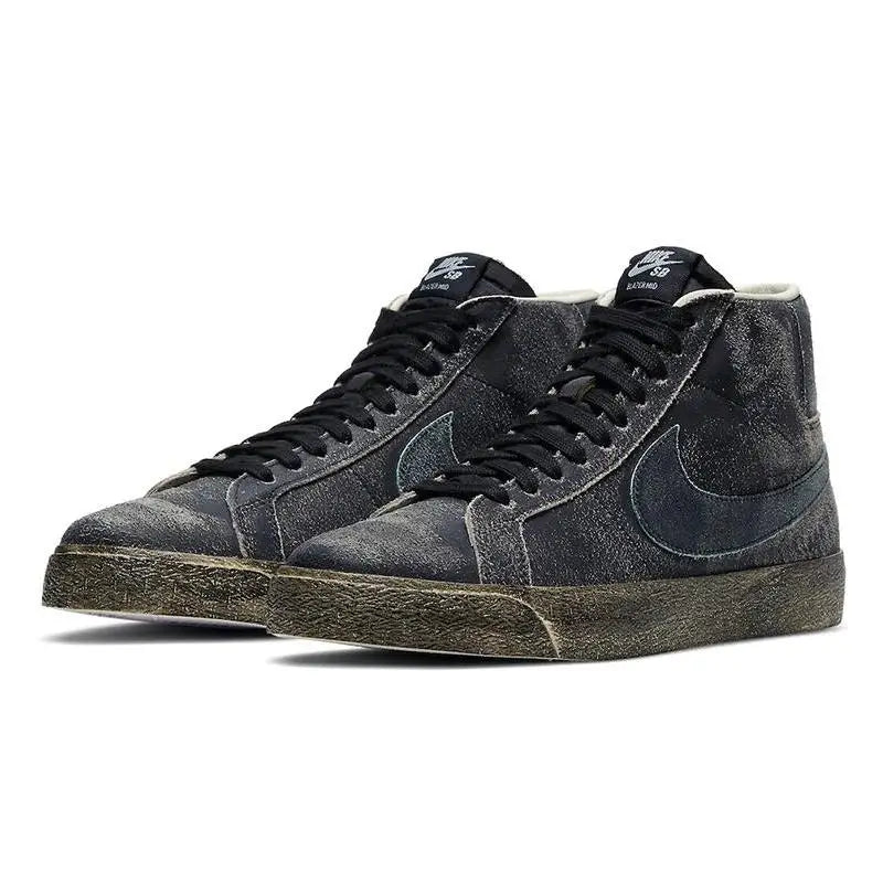 Nike Blazer Mid Faded Black Sneakers Shoes Da1839-001