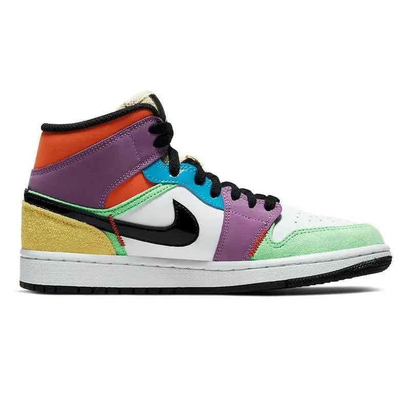 Nike Jordan 1 Mid SE Multi-Color Women's Sneakers shoes CW1140-100