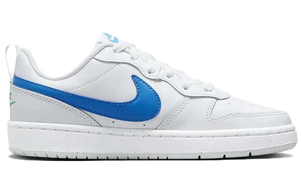 Nike Court Borough Low 2 'White Blue Green' GS Sneakers shoes BQ5448-123