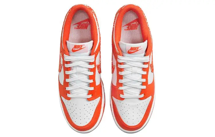 Nike Women's Dunk Low 'orange Paisley' Sneakers Shoes Dh4401-103