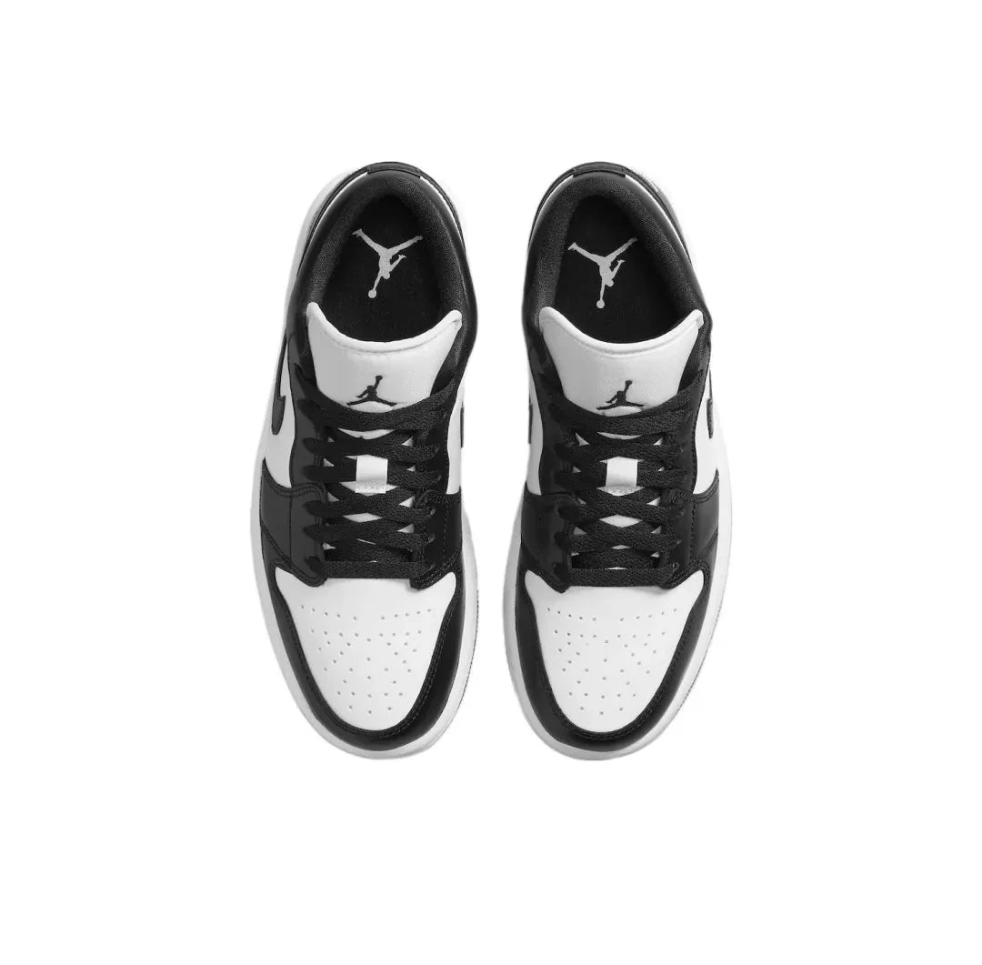 NIKE Air Jordan 1” Light Smoke Grey Synthetic Leather Anti-slip Wear-resistant Low Top Retro Basketball Shoes Men's Smoke Grey